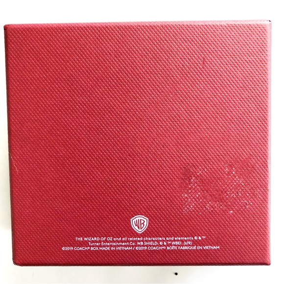 SOLD Coach x Wizard of Oz Ruby Slippers Coin Case NWOT - Picture 11 of 11